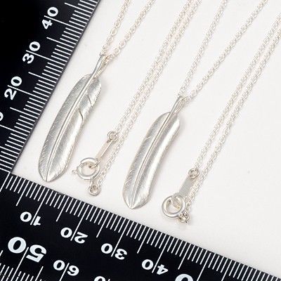 シルバーペアネックレス