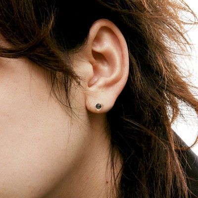 シルバースタッドピアス(片耳用)