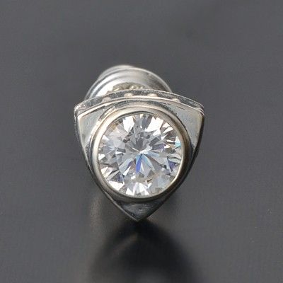 シルバースタッドピアス(片耳用)