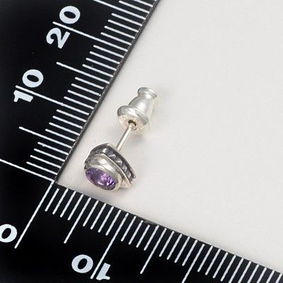シルバースタッドピアス(片耳用)