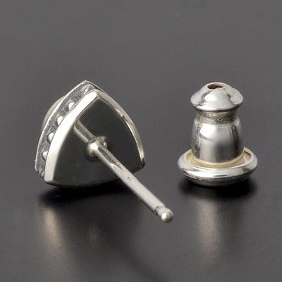 シルバースタッドピアス(片耳用)