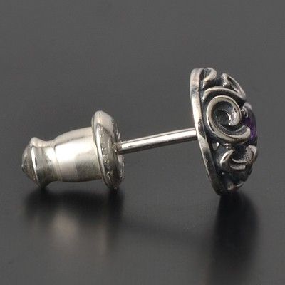 シルバースタッドピアス(片耳用)
