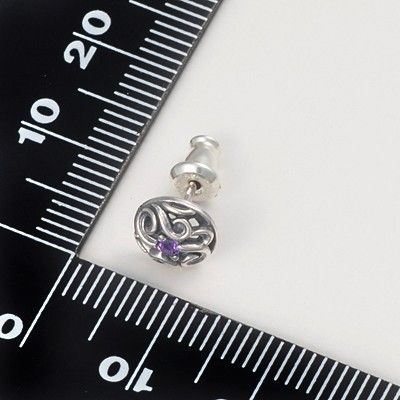 シルバースタッドピアス(片耳用)