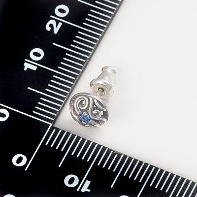 シルバースタッドピアス(片耳用)