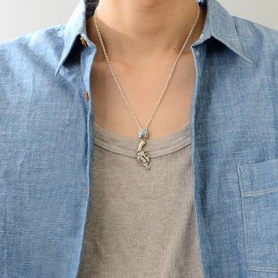 シルバーネックレス