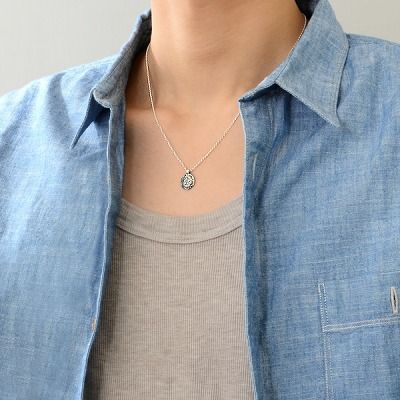 シルバーネックレス