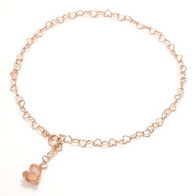 ピンクゴールドアンクレット