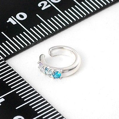 シルバーノンホールピアス