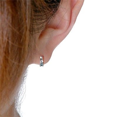 シルバーノンホールピアス