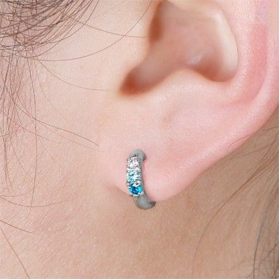 シルバーノンホールピアス