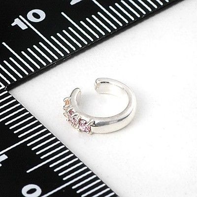 シルバーノンホールピアス