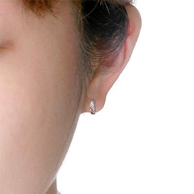 シルバーノンホールピアス