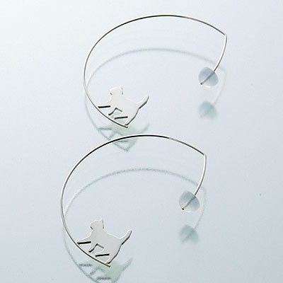 シルバーフープピアス