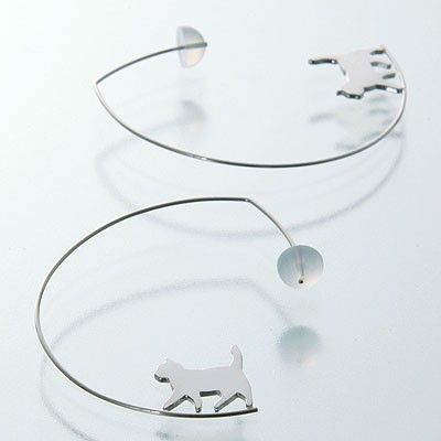 シルバーフープピアス