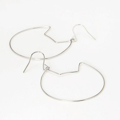 シルバーフックピアス