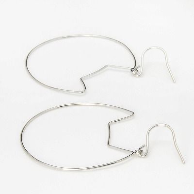 シルバーフックピアス