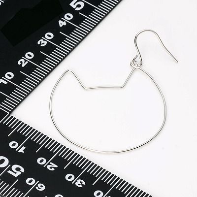 シルバーフックピアス