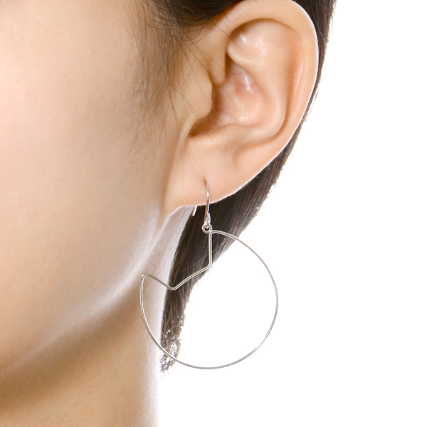 シルバーフックピアス