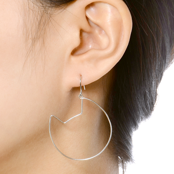 シルバーフックピアス