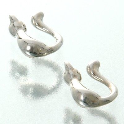 シルバーノンホールピアス