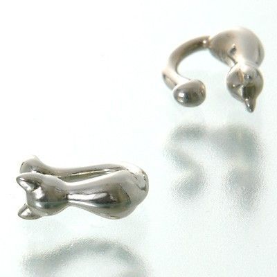 シルバーノンホールピアス