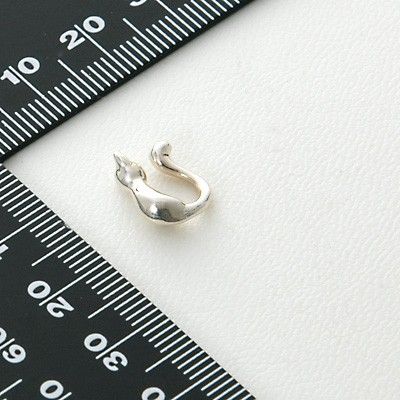 シルバーノンホールピアス