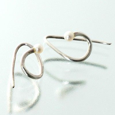 シルバーフックピアス