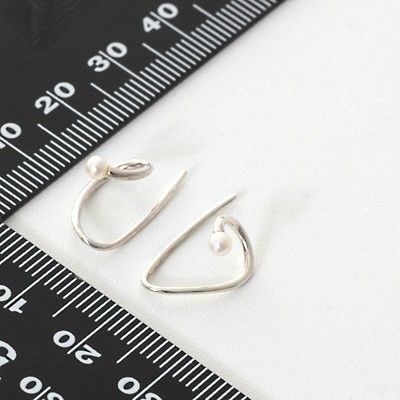 シルバーフックピアス