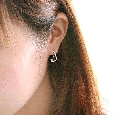 シルバーフックピアス