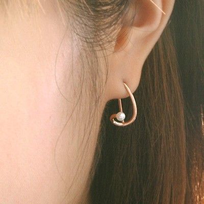 シルバーフックピアス