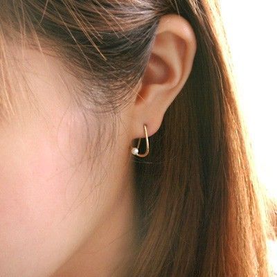 シルバーフックピアス