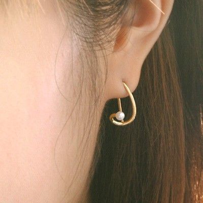 シルバーフックピアス