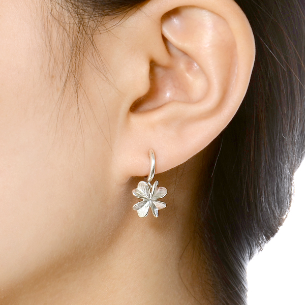 シルバーノンホールピアス