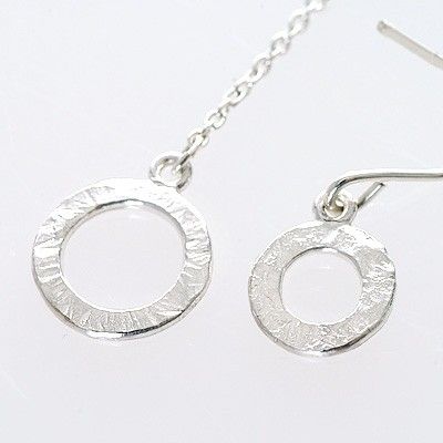 シルバーフックピアス