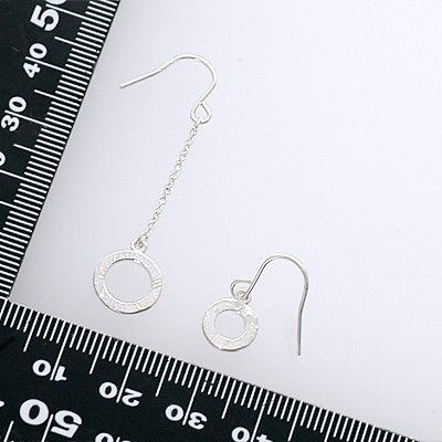 シルバーフックピアス