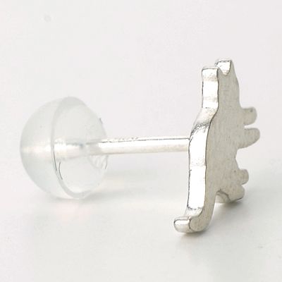 シルバースタッドピアス