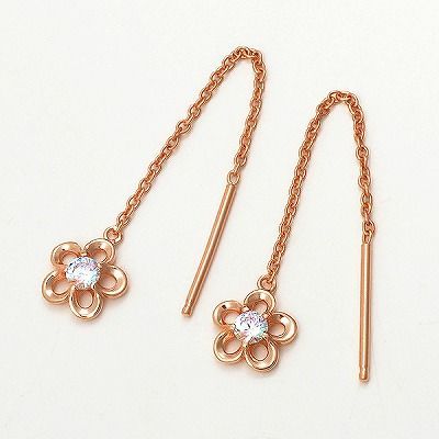 シルバースタッドピアス