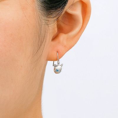 シルバーフックピアス