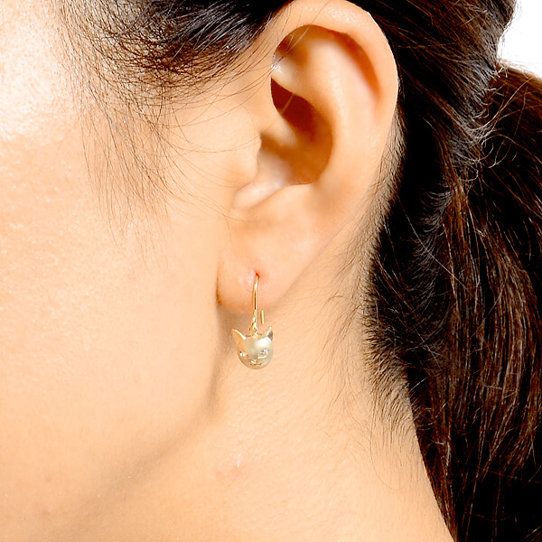 シルバーフックピアス