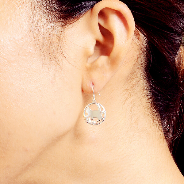 シルバーフックピアス