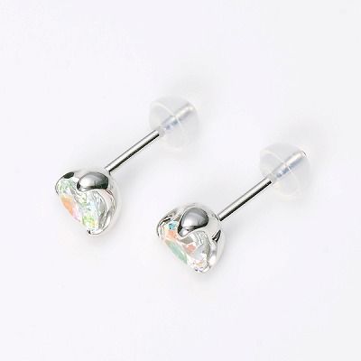 シルバースタッドピアス