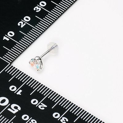 シルバースタッドピアス