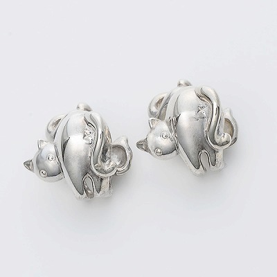 シルバーノンホールピアス