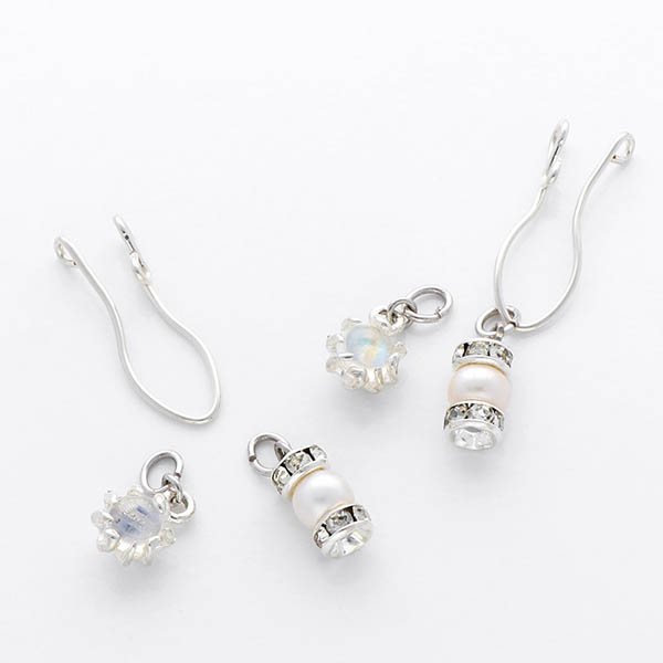 シルバーフィルドイヤリング