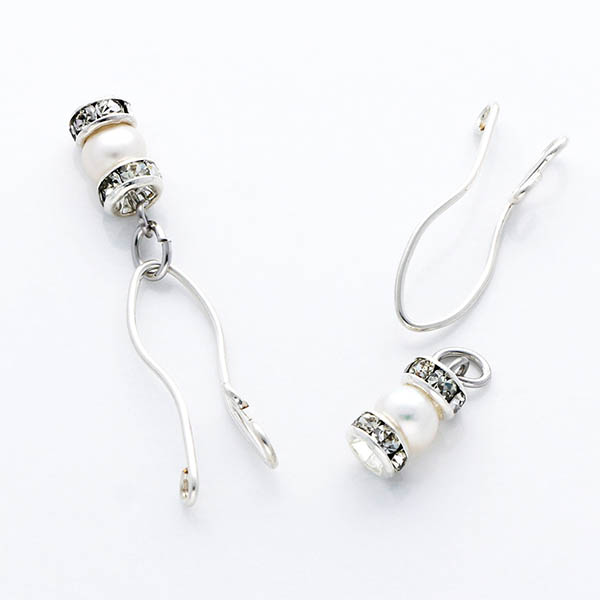 シルバーフィルドイヤリング