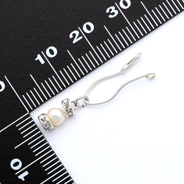 シルバーフィルドイヤリング