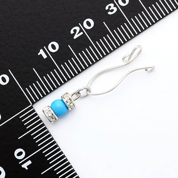 シルバーフィルドイヤリング