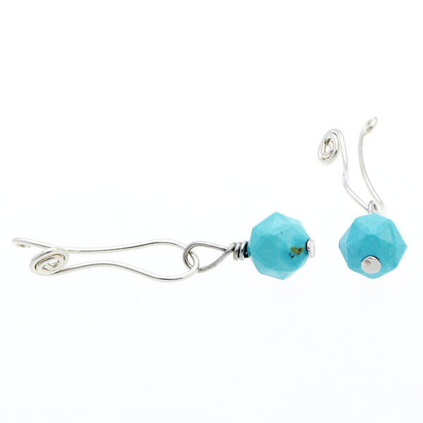 シルバーフィルドイヤリング