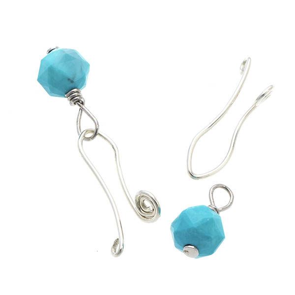 シルバーフィルドイヤリング