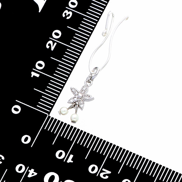 シルバーフィルドイヤリング